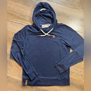 Naketano ladies lightweight navy hoodie Size large